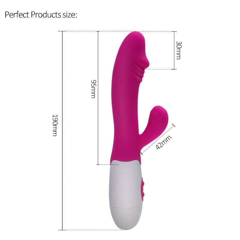 Dildo vibrante Uomo Donna Coppie Impermeabile Silenzioso Doppia stimolazione Texture realistica Dildo G Spot Clitoride Vibratore anale 30 modalità di vibrazione