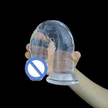 Ultra-Realistic Soft Jelly Dildo - 7 Sizes for Beginner-Friendly Anal and G-Spot Stimulation