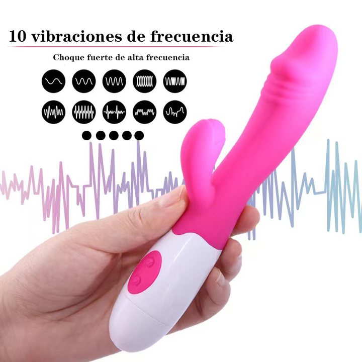 Gode Vibrant Hommes Femmes Couples Étanche Silencieux Double Stimulation Texture Réaliste Gode G Spot Clitoris Anal Vibrateur 10 Modes de Vibration