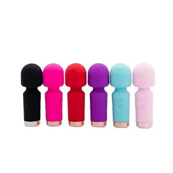 10-Speed Mini Clitoral Massage Wand Rechargeable Silicone Vibrating wand - Sex Toys