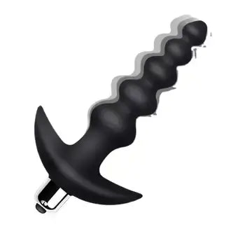 10-Vibration-Mode Waterproof Silicone Anal Beads Vibrator - Sex Toys