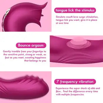 3-in-1 Nipple Clitoral Suction Vibrator with G-Spot Stimulator - Sex Toys