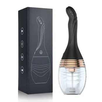 Ducha elétrica para enema com 3 modos - Limpador de silicone à prova d'água de 355 ml para higiene pessoal