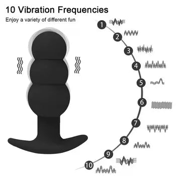 Beginner Anal Vibrator Adult Toy Silicone Anal Plug Remote Control Prostate Massager