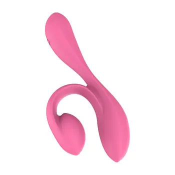 Massaggiatore vibrante doppio, impermeabile, ricaricabile tramite USB, in silicone rosa sicuro per il corpo, con spedizione gratuita e imballaggio discreto.