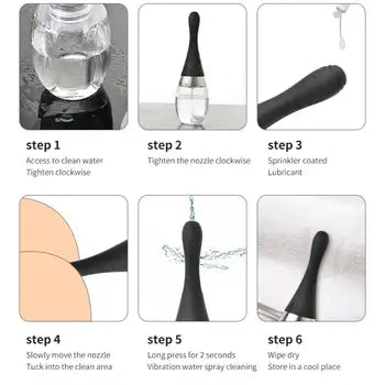 3 Level Enema Syringe Stream Douche Colon System Cleaning Anal Toy 300ml