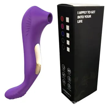 Dual Head Mini Vibrator Portable Clitoral Sucking Stimulator with Shock Masturbation Feature