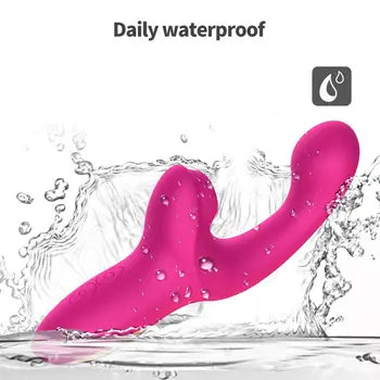Vibrador de lujo tipo conejo para masaje del clítoris y el punto G. Juguete sexual para adultos resistente al agua con envío gratuito y embalaje discreto.