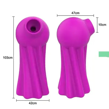 Octopus G-Spot Vibrator with Suction & Clitoral Stimulation for Intense Female Orgasms