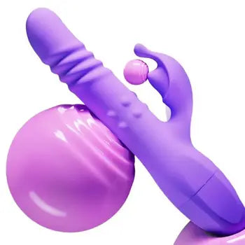 Vibratore riscaldante di alta qualità per il punto G con linguetta stimolante per il clitoride, per un piacere intenso. Spedizione gratuita e imballaggio discreto.