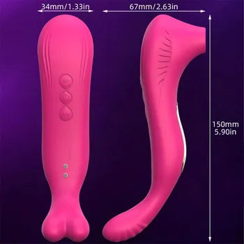 Vibratur Mini b'Ras Doppja Stimulatur tal-Irdigħ tal-Klitoride li Jinġarr b'Karatteristika ta' Masturbazzjoni roża b'disinn ergonomiku u buttuni ta' kontroll, kunsinna bla ħlas