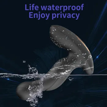 Remote Control Prostate Massager with 10 Vibrating Modes & Waterproof Design