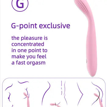 Premium Clitoral Stimulator Wand with 10 Vibration Modes - G-Spot Vibrator for Women - Waterproof & Rechargeable