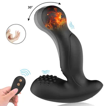 Remote Control Prostate Massager with 10 Vibrating Modes & Waterproof Design