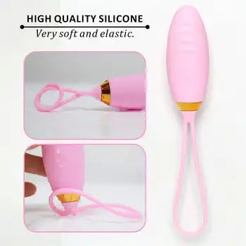 10-Speed Remote Control Vibrator for Women - Silicone Massager with Whisper Quiet Motor