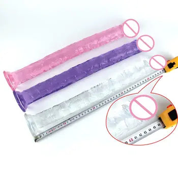 46 mm realistisk dildo - ultrablød silikone anal- og vaginal sexlegetøj til begyndere og eksperter
