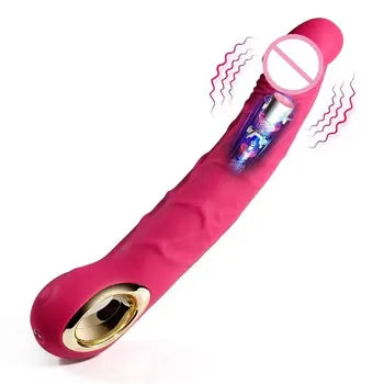 USB Rechargeable Waterproof G-Spot Vibrator with Handle Design - Women's Pleasure Toy
