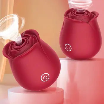 Magnetic Charging Rose Toy Clitoral Sucking Vibrator for Women - Luxury Gift