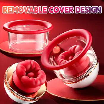 Clitoral Tongue Licking Toy with 9 Suction Modes, Vibrating Tongue & G Spot Stimulator for Women