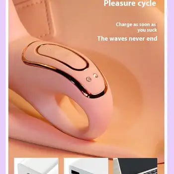 Hollow Patting Sucking Vibrator for Women's G-Spot Orgasm USB Powered Massager