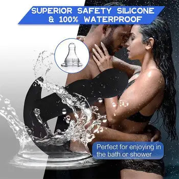 Masajeador de próstata premium con control remoto para hombres con 10 modos de vibración.