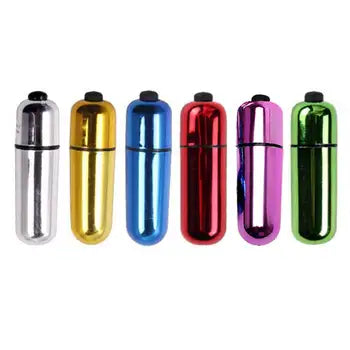 Vícerychlostní mini vibrátor, tichý, vodotěsný a dobíjecí přes USB, ve stříbrné, zlaté, modré, červené, růžové a zelené barvě s dopravou zdarma.