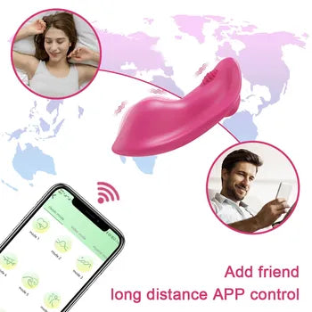 Vibratore indossabile Bluetooth per donne - Stimolatore clitorideo wireless e controllo tramite app con spedizione gratuita e imballaggio discreto.