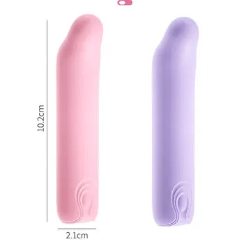 Premium Liquid Silicone Bullet Vibrator for Women - Ultra Soft, Waterproof & Powerful