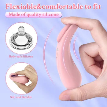 Vibratore indossabile con telecomando per slip, per la stimolazione e il piacere clitorideo.