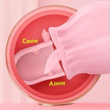 Sensual Rose Tongue Licking Vibrator for Women - Waterproof & Silent Clitoral Stimulator