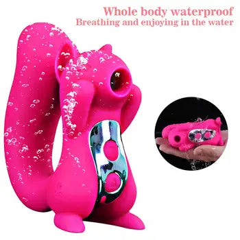 Premium Waterproof Animal Vibrator with Suction - Japanese Anime Design Adult Toy