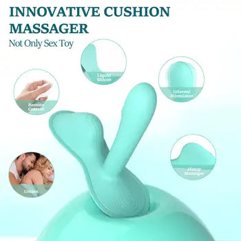 APP-Controlled Ride-On Humping Vibrating Cushion for Hands-Free Clitoral & G-Spot Stimulation