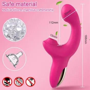 Customizable Female Rabbit Vibrator for Clitoris G-Spot Massage Waterproof Adult Sex Toys