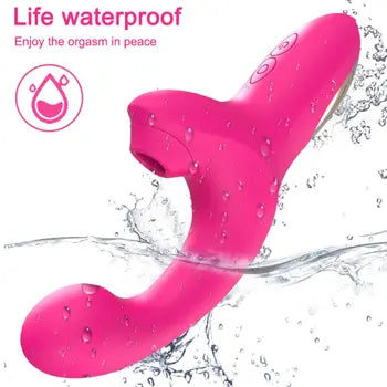 Vibrador de lujo tipo conejo para masaje del clítoris y el punto G. Juguete sexual para adultos resistente al agua con envío gratuito y embalaje discreto.