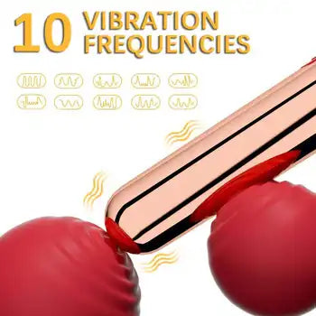Discreet Silicone G-Spot Vibrator with 10 Vibration Modes for Women