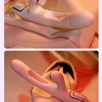 Hollow Patting Sucking Vibrator for Women's G-Spot Orgasm USB Powered Massager