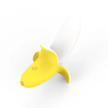 12-Speed Retractable Banana G-Spot Vibrator with 12 Vibration Modes