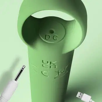 Bærbar mini-kulevibrator med 10 hastigheter, vanntett, oppladbar klitorisstimulator og USB-ladekabel. Gratis frakt. Sendes innen 24 timer.