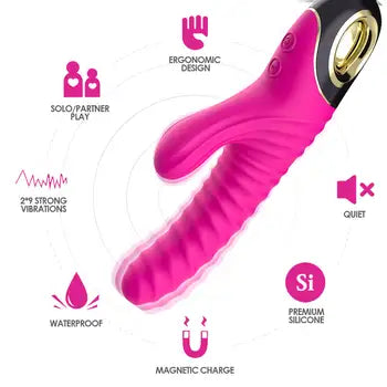 Vibrator Monster Dildo cu stimulare a punctului G, dildo vibrant wireless, roz, ergonomic, impermeabil, silențios, cu vibrații puternice, livrare gratuită.