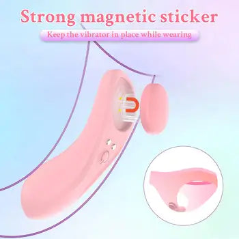 Vibratore indossabile con telecomando per slip, per la stimolazione e il piacere clitorideo.