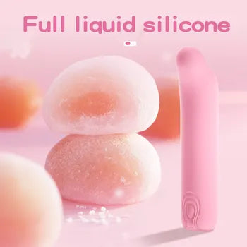 Premium Liquid Silicone Bullet Vibrator for Women - Ultra Soft, Waterproof & Powerful