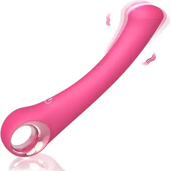Fingerformet silikone G-punktsmassager Genopladelig silikonefingervibrator i pink med ergonomisk buet design Gratis fragt Sendes inden for 24 timer