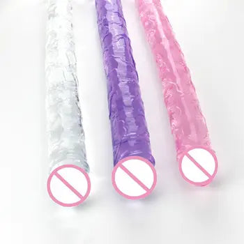 46 mm realistisk dildo - ultrablød silikone anal- og vaginal sexlegetøj til begyndere og eksperter