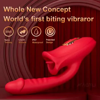 Vibratore 3 in 1 per stimolazione clitoridea, dei capezzoli e del punto G per donne - Potente giocattolo per il piacere con spedizione gratuita, consegna entro 24 ore