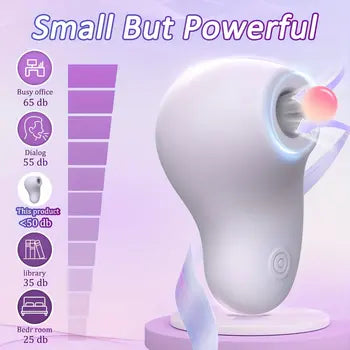 Premium Sucking Vibrating Sex Toy with 10 Modes, Magnetic Charging for Clitoral Stimulation