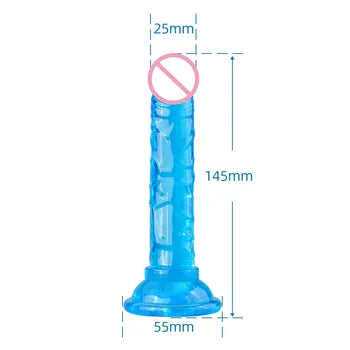 Prémiové realistické dildo z TPE pro ženy - extra velká velikost s diskrétním balením