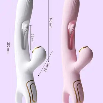 Hollow Patting Sucking Vibrator for Women's G-Spot Orgasm USB Powered Massager
