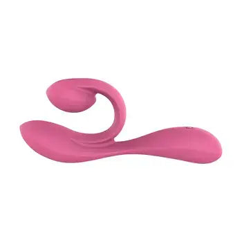 Body-Safe Silicone Waterproof USB Rechargeable Dual Vibrating Massager - Sex Toys