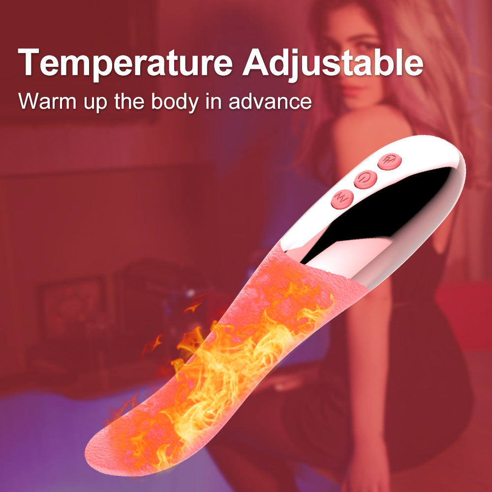 Realistični vibratori za lizanje u obliku jezika s grijanim stimulatorom klitorisa, masažer za bradavice, tihi poklon, seks igračka za žene, vibrator za jezik s valom pritiska i realističnim stimulatorom osjećaja za dame