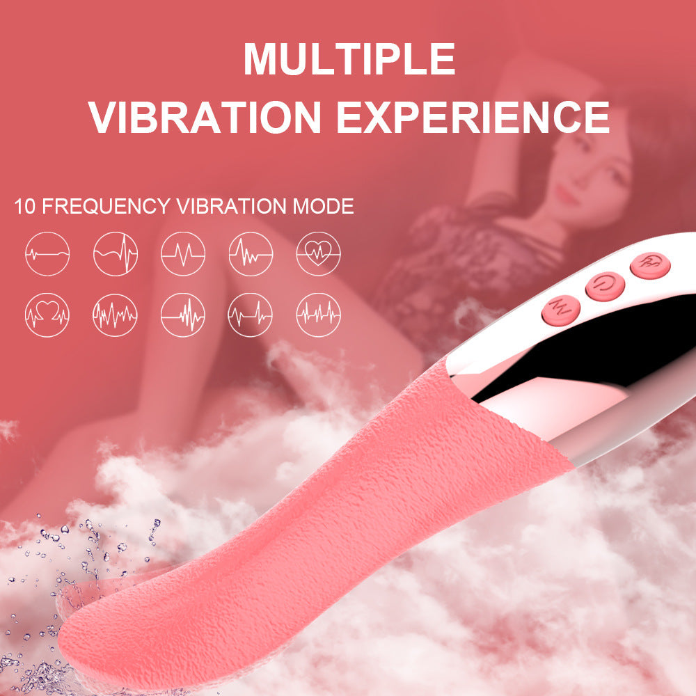 Realistični vibratori za lizanje u obliku jezika s grijanim stimulatorom klitorisa, masažer za bradavice, tihi poklon, seks igračka za žene, vibrator za jezik s valom pritiska i realističnim stimulatorom osjećaja za dame